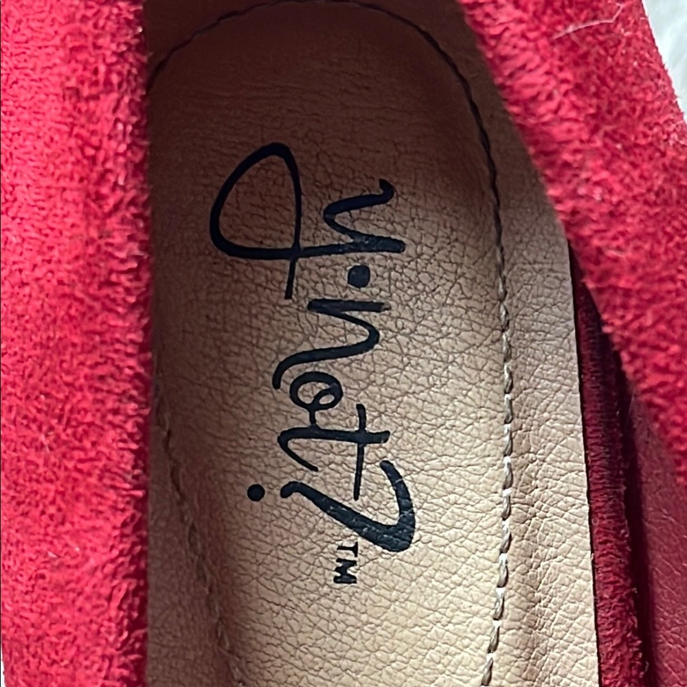 Y-Not Elegant Red Women's Heels - Picture 5 of 10